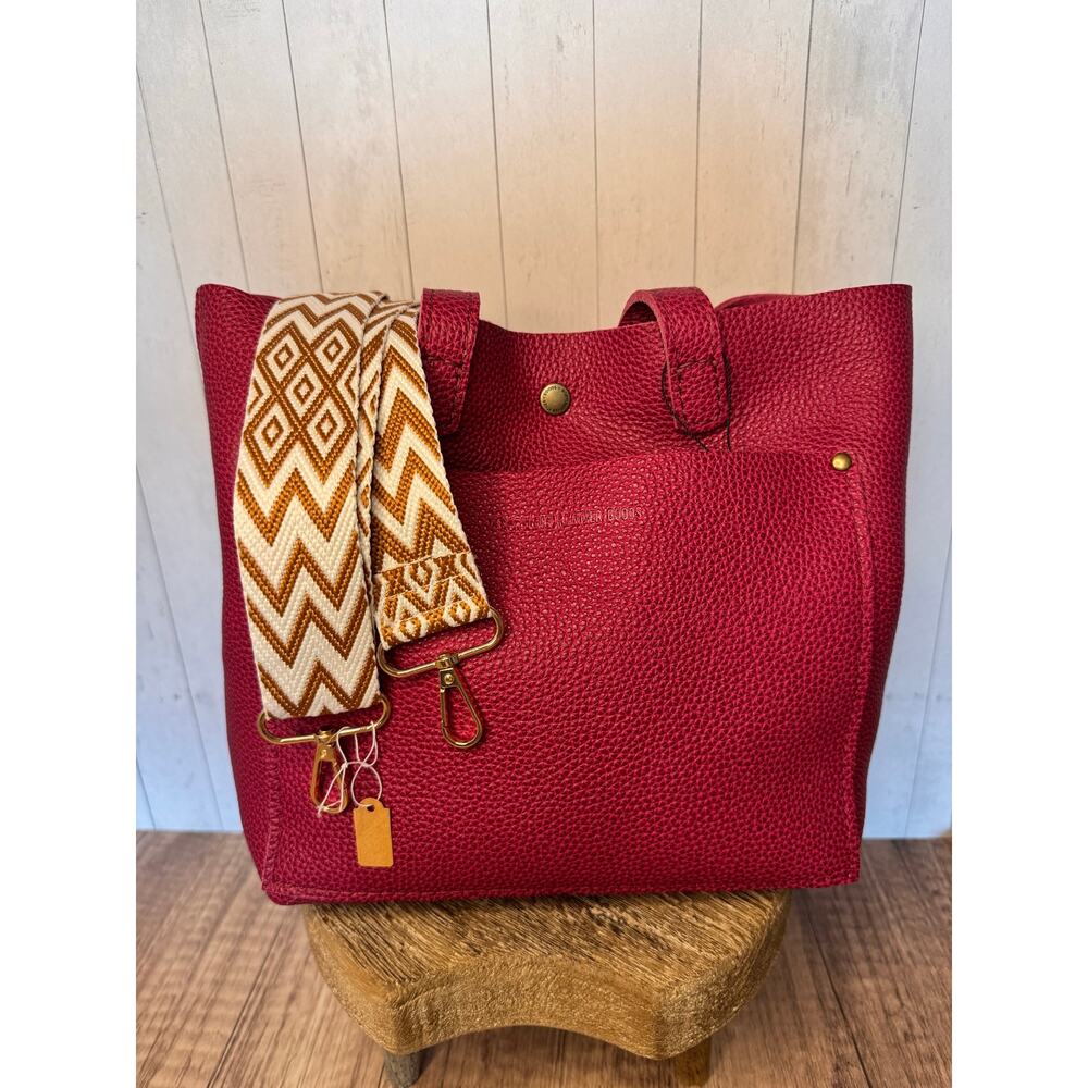 Woven Chevron Tan White Boho Purse Strap Crossbody Bag Strap Woven Purse Strap